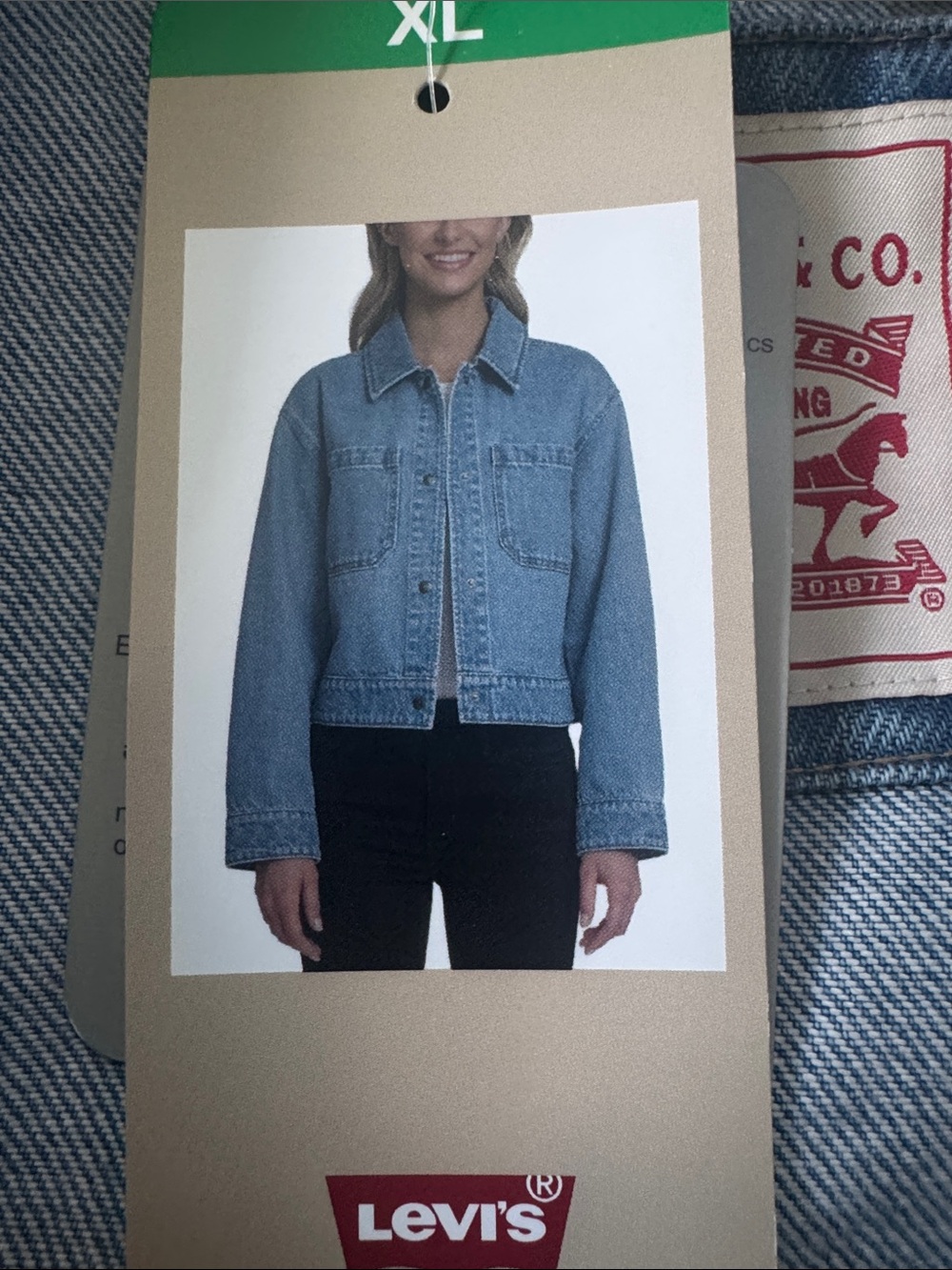 Levi's Women's Light Blue Denim Jean Jacket